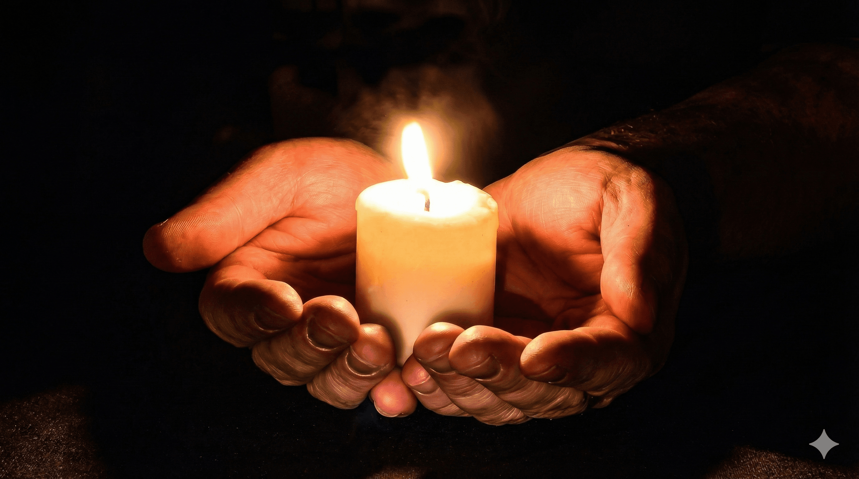 Sacred meditation candle